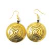 Gold Tuareg Spiral Earrings